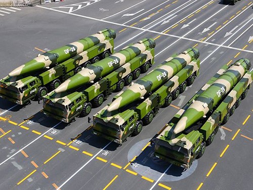 Intensive exposure of China’s military strength and preparat